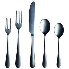 MEPRA CUTLERY PCS 20-Piece Natura Ice Flatware Set, Silver (104222020)