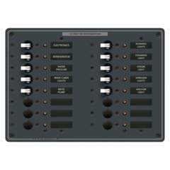 Blue Sea Systems 8377 DC 16 Position, Black