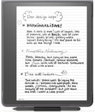 Amazon Kindle Scribe Leather Folio Cover with Magnetic Attach, Sleek Black