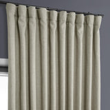 HPD Half Price Drapes Faux Linen Room Darkening Curtains - 96 Inches Long Ext...