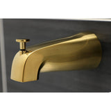 Kingston Brass KB247PX Magellan Tub and Shower Faucet, Brushed Brass 72 x 8 x...