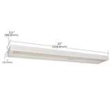 Satco 63/503 CounterQUICK Under-Cabinet LED Light, CCT Selectable 3000K/4000K...