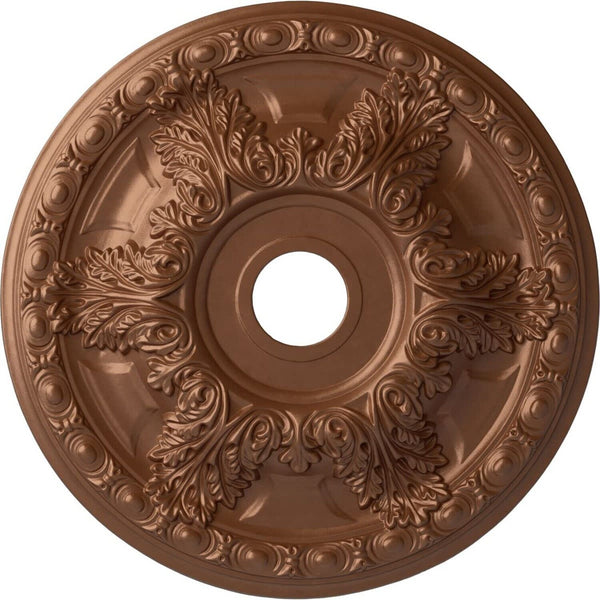 Ekena Millwork CM23GAPOS Granada Ceiling Medallion, 23 3/8"OD x 3 5/8"ID x 2 ...