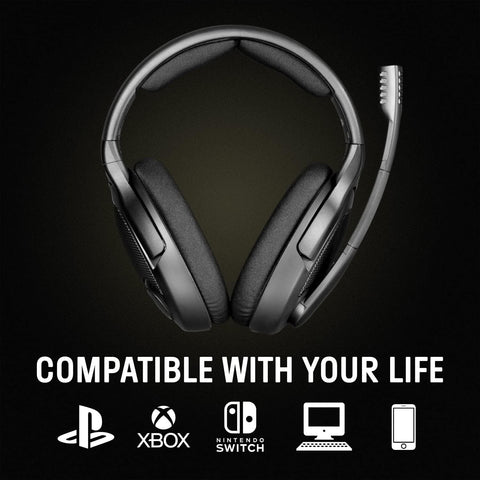 Drop + EPOS PC38X Gaming Headset Noise-Cancelling Microphone One Size, Black