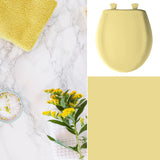 Bemis Classic Colors Slow Close Toilet Seat, Easy Clean Hinges and Durable Pl...