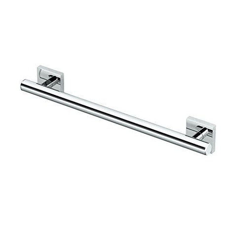 Gatco 942 Elevate 18"L Grab Bar, Chrome/Stainless Steel ADA 18 Inch, Chrome