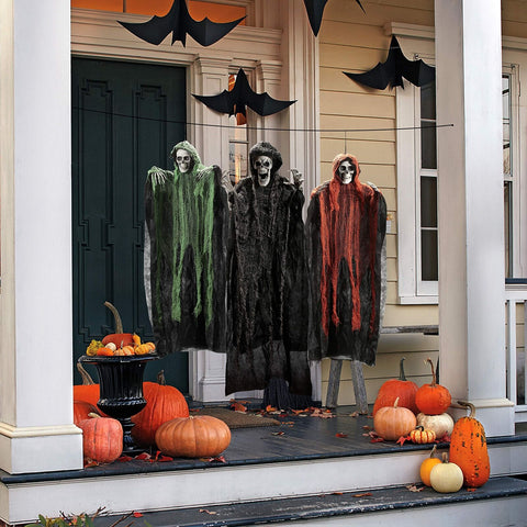 JOYIN Halloween Hanging Grim Reapers (3 Pack), One 47&#8221; and Two 35&#8221; H