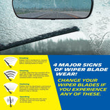 Michelin 40-2218SPBA Pro Plus Silicone Twin Pack 22 & 18 inch Wiper Blade Fit...