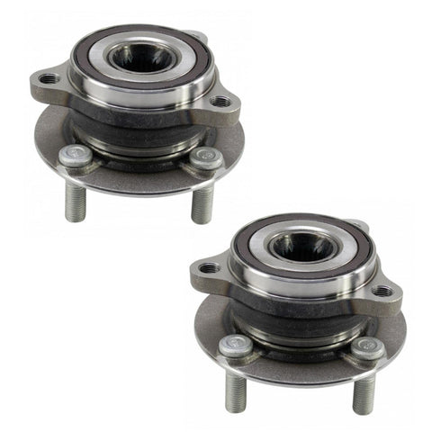 TRQ Front Wheel Hub Bearings Assembly Set Compatible with 2016 Scion iA 2019-...