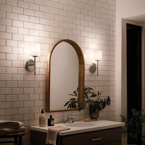 Kichler Wall Sconce 1Lt, Polished Nickel 1 Light
