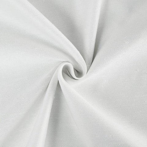 White Full Blackout Pinch Pleated Curtain 95 Inches Long for Bedroom Noise Re...