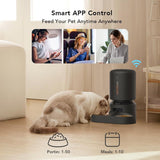 PETLIBRO Automatic Cat Feeder, WiFi Connected, Adjustable Meal Splitter, Fres...