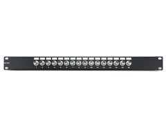 Networx Coaxial Patch Panels (16 Port, Isolated BNC Female to Female) 16 Port