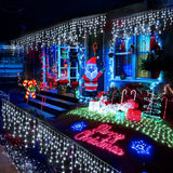 Christmas Lights Outdoor, 164FT 1600 LED Ice Lights for Outside with 320 Drop...