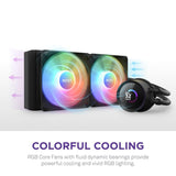 NZXT Kraken 280 RGB - RL-KR280-B1 - 280mm AIO CPU Radiator, Black