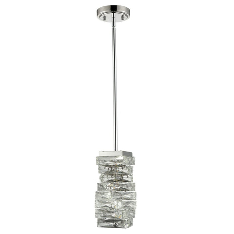 Modern Crystal Pendant Light Bathroom LED Chrome Mini Pendant Lights Kitchen ...