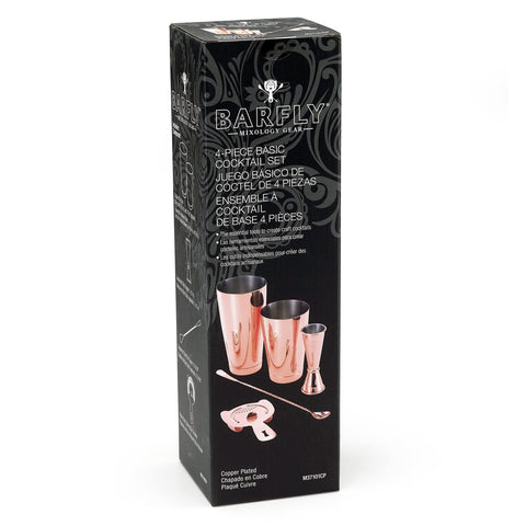 Barfly M37101CP Basics Cocktail Set, 5-Piece, Copper