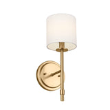 Kichler Wall Sconce 1Lt, Brushed Natural Brass