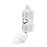 EvoShield Pro-SRZ 2.0 Batter's Leg Guard - White, Left Hitter, White