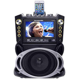 Karaoke USA System - Portable, Black 18.50" x 13.60" x 10.70",