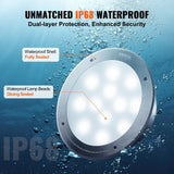 VEVOR 12V LED Pool Light, 10 Inch 40W, RGBW Color Changing Inground Swimming ...