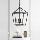 JONATHAN Y JYL7437A Pagoda Lantern Dimmable Adjustable 16", Oil-Rubbed Bronze