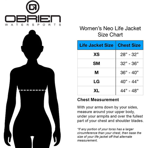 O'Brien Women's Focus Neoprene CGA Approved Life Jacket Purple X-Small