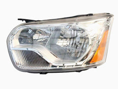 Replacement Driver Left Side Headlight Headlamp Assemble Complete Chrome Trim...