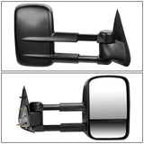 DNA Motoring TWM-002-T111-BK-R Powered Towing Mirror Right/Passenger Compatib...