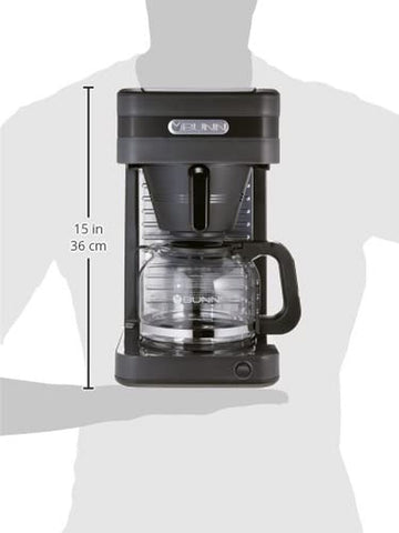 BUNN 52700 CSB2G Speed Brew Elite Coffee Maker Gray, 10-Cup,Grey Regular