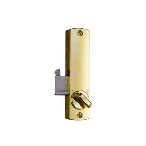 C150BB Surface Mount Hook Bolt Bright Brass