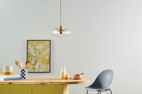 KICHLER Silvarious 3-Light Convertible Pendant, Soft Modern Light with Clear ...