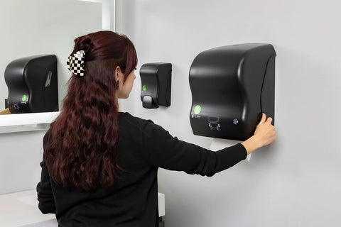 San Jamar Ecologic Simplicity Recycled Plastic Manual Paper Towel Dispenser, ...