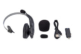 BlueParrott B350-XT Noise Cancelling Bluetooth Headset – Over The Head, Black