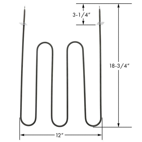 Edgewater Parts 316203301, AP2126397, PS439673 Broil Element Compatible With ...