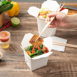 Restaurantware Bio Tek 16 Ounce Noodle Take Out Boxes 200 Disposable Food To ...