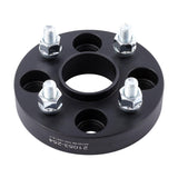 VLAOSCHI Black Forged 4x100 Hubcentric Wheel Spacers 1 Inch with 12x1.5 Studs...