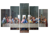 NAN Wind 5 Piece Large Size the Last Supper by Leonardo da Vinci Classic Art ...