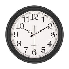 Large Wall Clock for Living Room Decor, Silent Non-Ticking Battery Operated W...