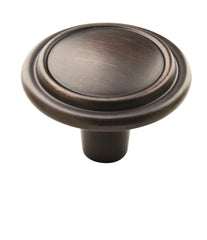 Amerock | Cabinet Knob | Oil Rubbed Bronze | 1-1/4 inch (32 mm) Diameter | Ev...