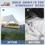 Canopy Water Weights Bag,176LBS Tent Weights Set of 8 Canopy Leg Weights for ...