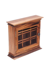 Ironwood Gourmet Hanging Tea Box, Hanging Chest, Acacia Wood 9 Compartment