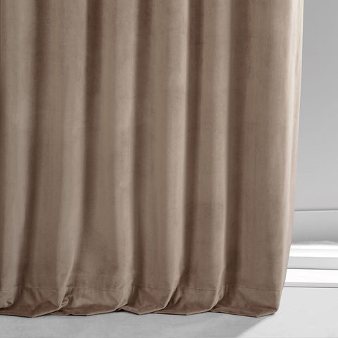 HPD HALF PRICE DRAPES Signature Plush Velvet Blackout Curtains for Bedroom (1...