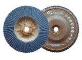 CS UNITEC PLANTEX&#174; Spitfire Premium Zirconia 4 1/2" Dia, 40 Grit, 5/8"-11 A