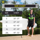 Body Glove Phantom Men's Life Vest, Lightweight Neoprene Life Jacket, USCG an...