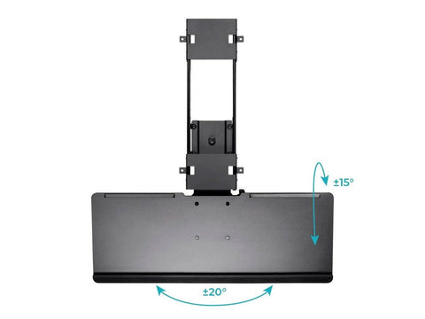 Monoprice Adjustable Ergonomic Keyboard Tray &#8211; With a 26.4 x 10in Full Siz