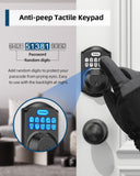 TEEHO Fingerprint Keyless Entry Door Lock - Keypad Deadbolt with Handle - Aut...