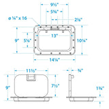 Seachoice White Hinged Hatch,