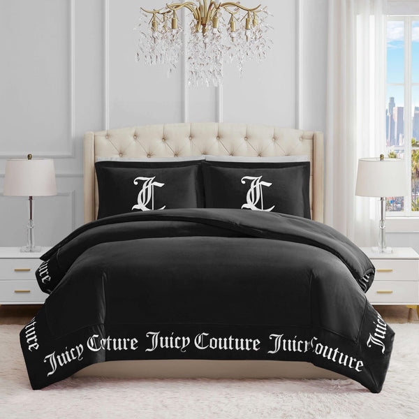 Juicy Couture - Comforter Set - Gothic Design Bedding - Twin/Twin XL - 2 Piec...