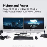 Kensington SD5700T Thunderbolt 4 Docking Station, Dual 4K, 90W PD - Black